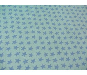 Jersey Sternchen hellmint mint türkis